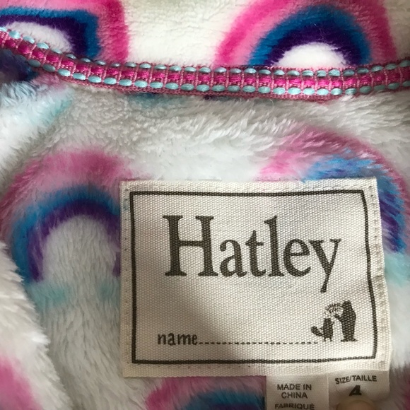 Happy Rainbows Fuzzy Fleece Zip Up - Picture 4 of 4